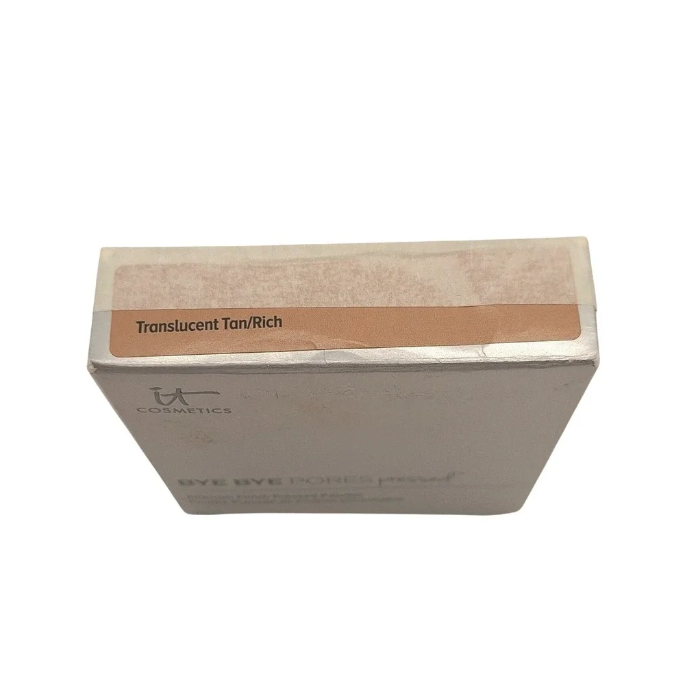IT Cosmetics Bye Bye Pores Pressed Powder Translucent Tan Rich 0.31oz New